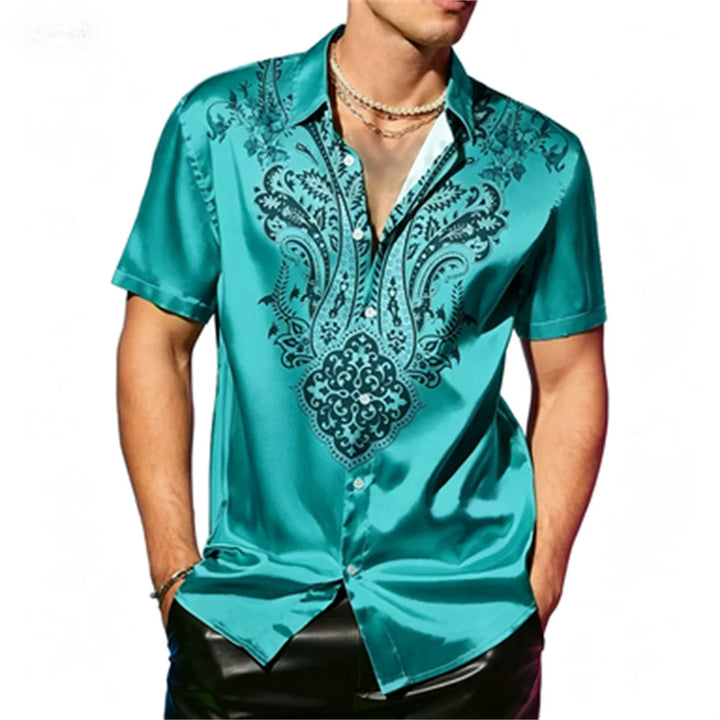 Henderson Relaxed Fit Paisley Button Shirt