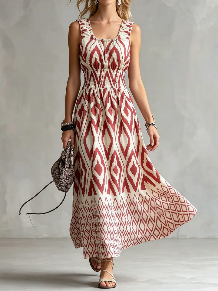 Eleanor Relaxed Bohemian Midi Dress