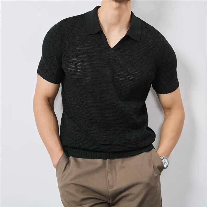 Wesley Textured Polo Shirt