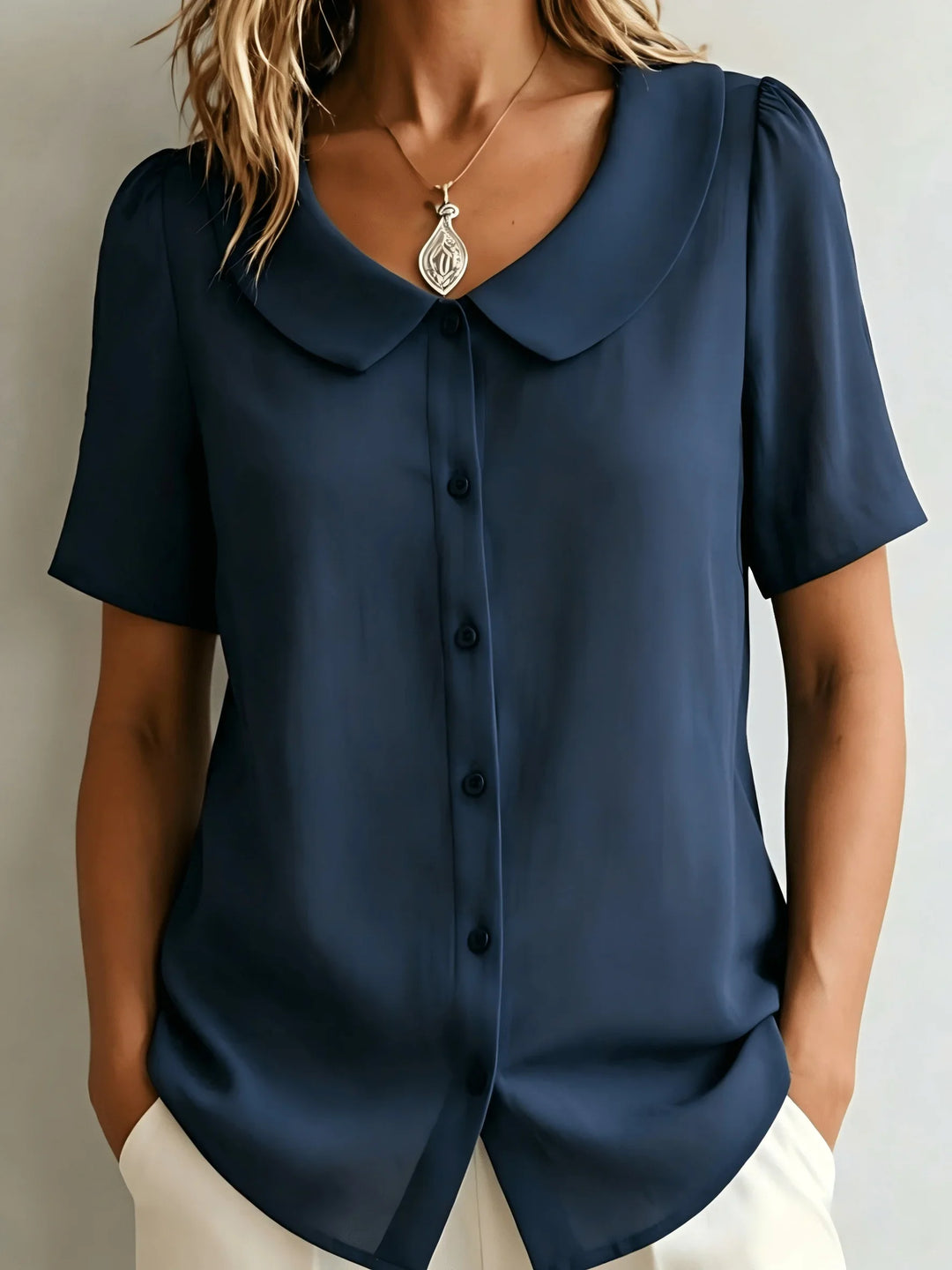 Nadine Peter Pan Collar Blouse