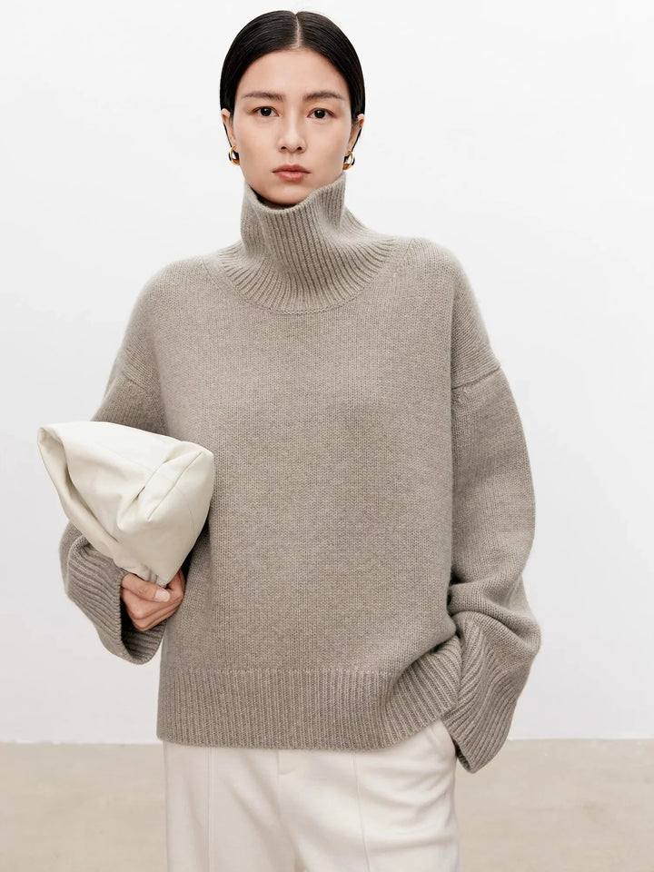 Halcyon Turtleneck Cashmere Pullover