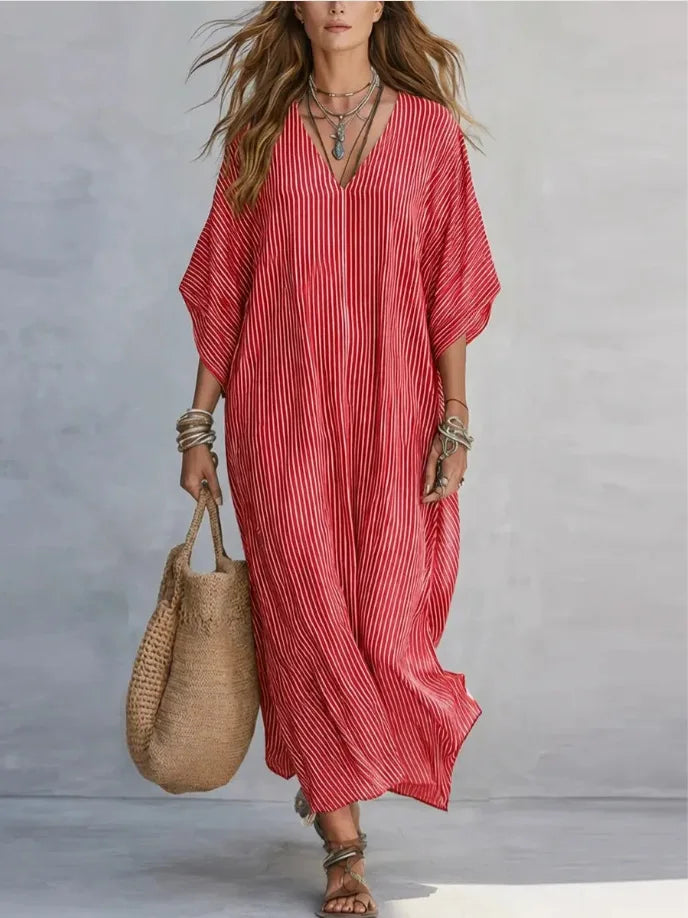 Helena Flowy Shirt Maxi Dress