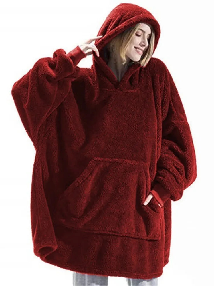 Fenwicke Hooded Blanket Pullover