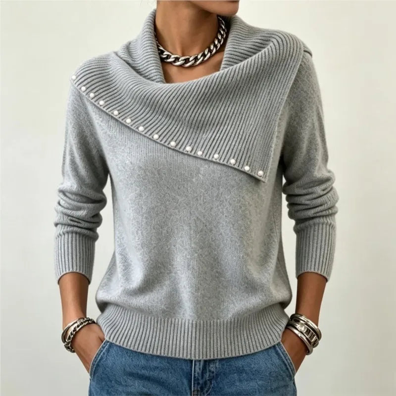 Astrid Scarf Collar Sweater