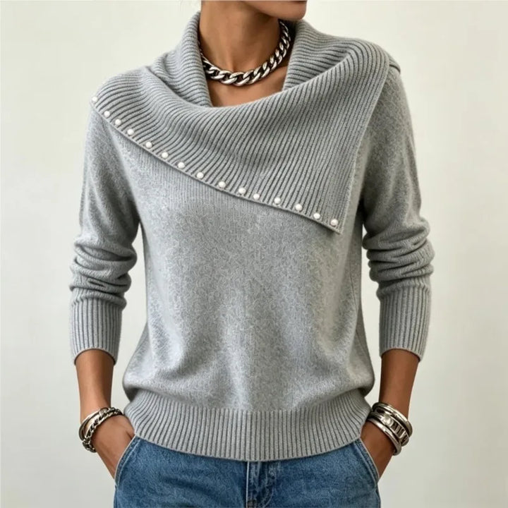 Astrid Scarf Collar Sweater