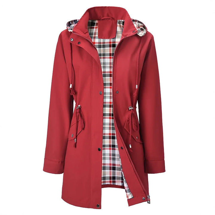 Emberlyn Drawstring Waist Rain Jacket