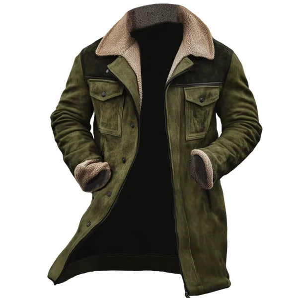 Evander Shearling Collar Coat