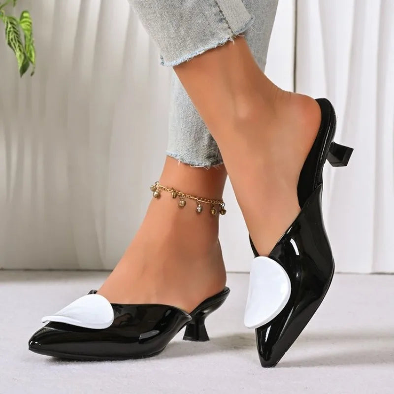 Nicolette Pointed Slingback Mules