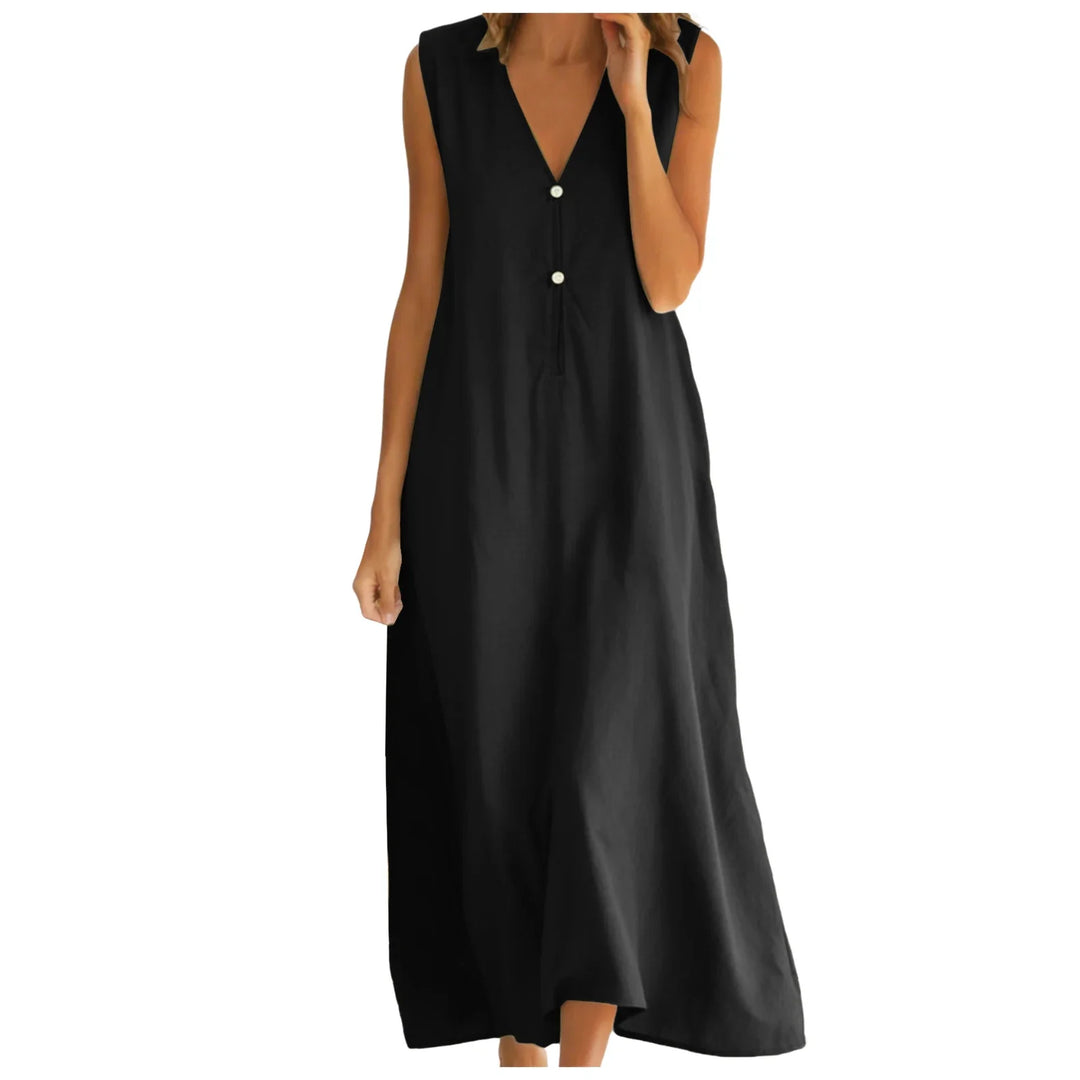 Chloe Collared Maxi Dress