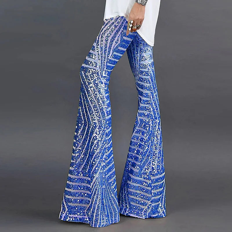 Carly Sequin Flare Pants