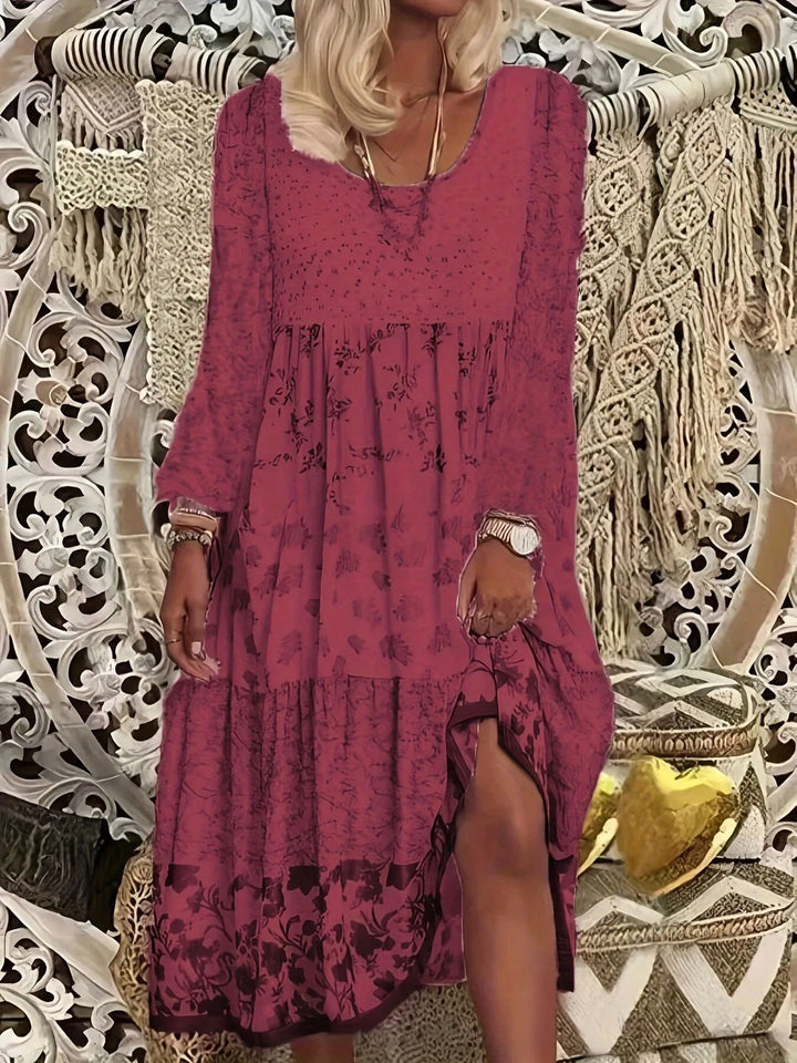 Sienna Boho Floral Maxi Dress