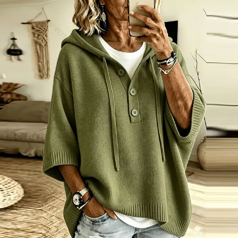 Eleanor Hooded Knit Pullover