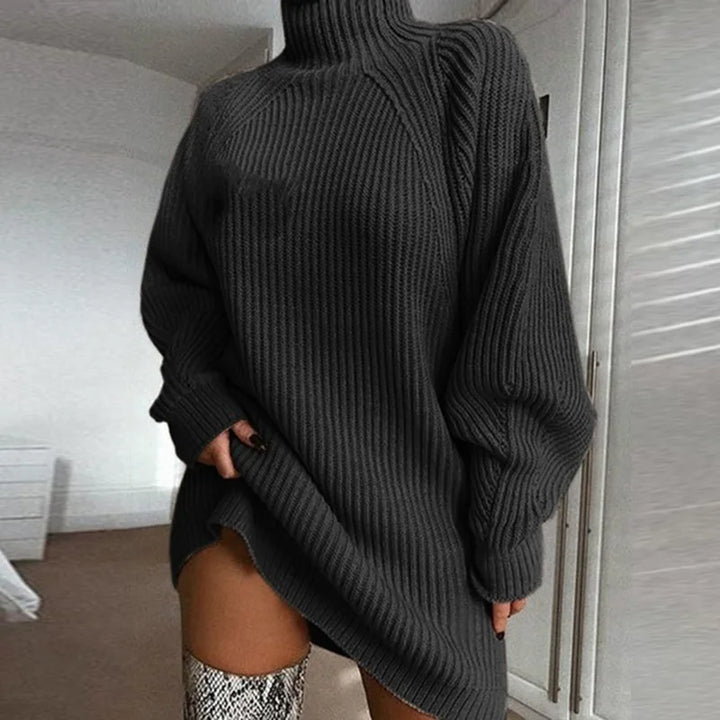 Celine Oversized Knit Sweater Dress