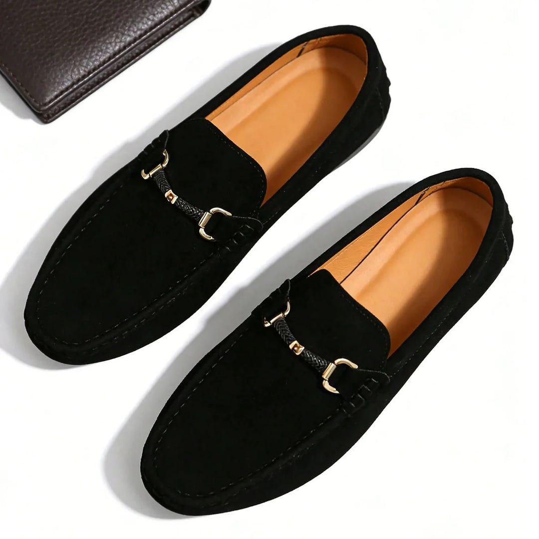 Alberto Suede Slip On Loafers