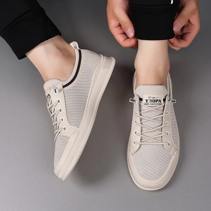 Wayden Breathable Knit Lace Up Sneakers