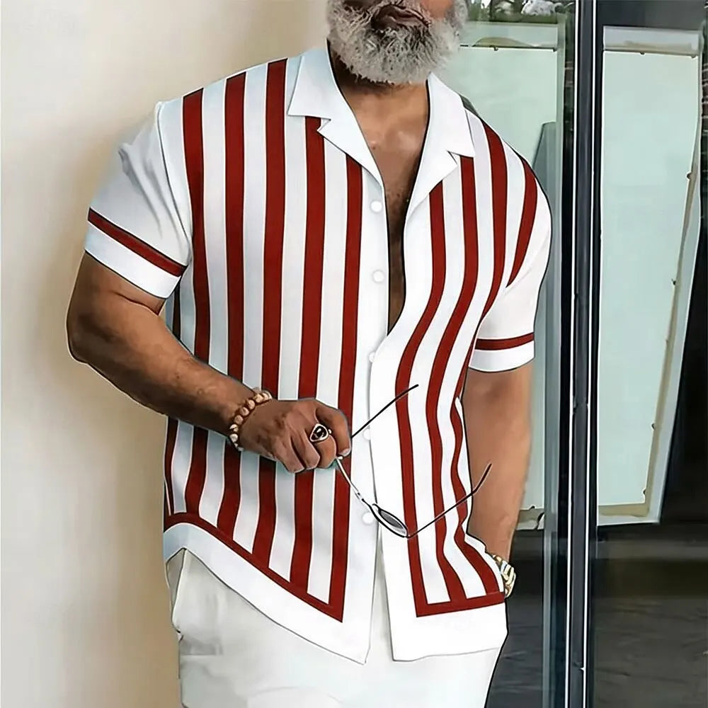 Austin Breathable Striped Resort Shirt