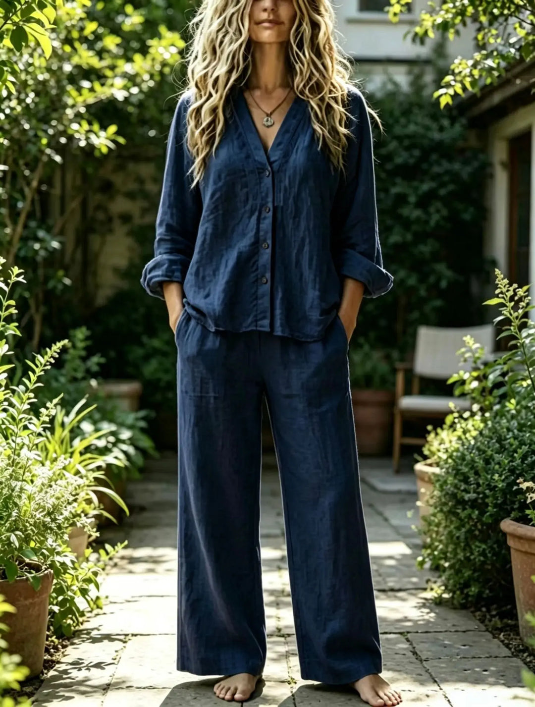 Soraya Relaxed Summer Two-Piece Set