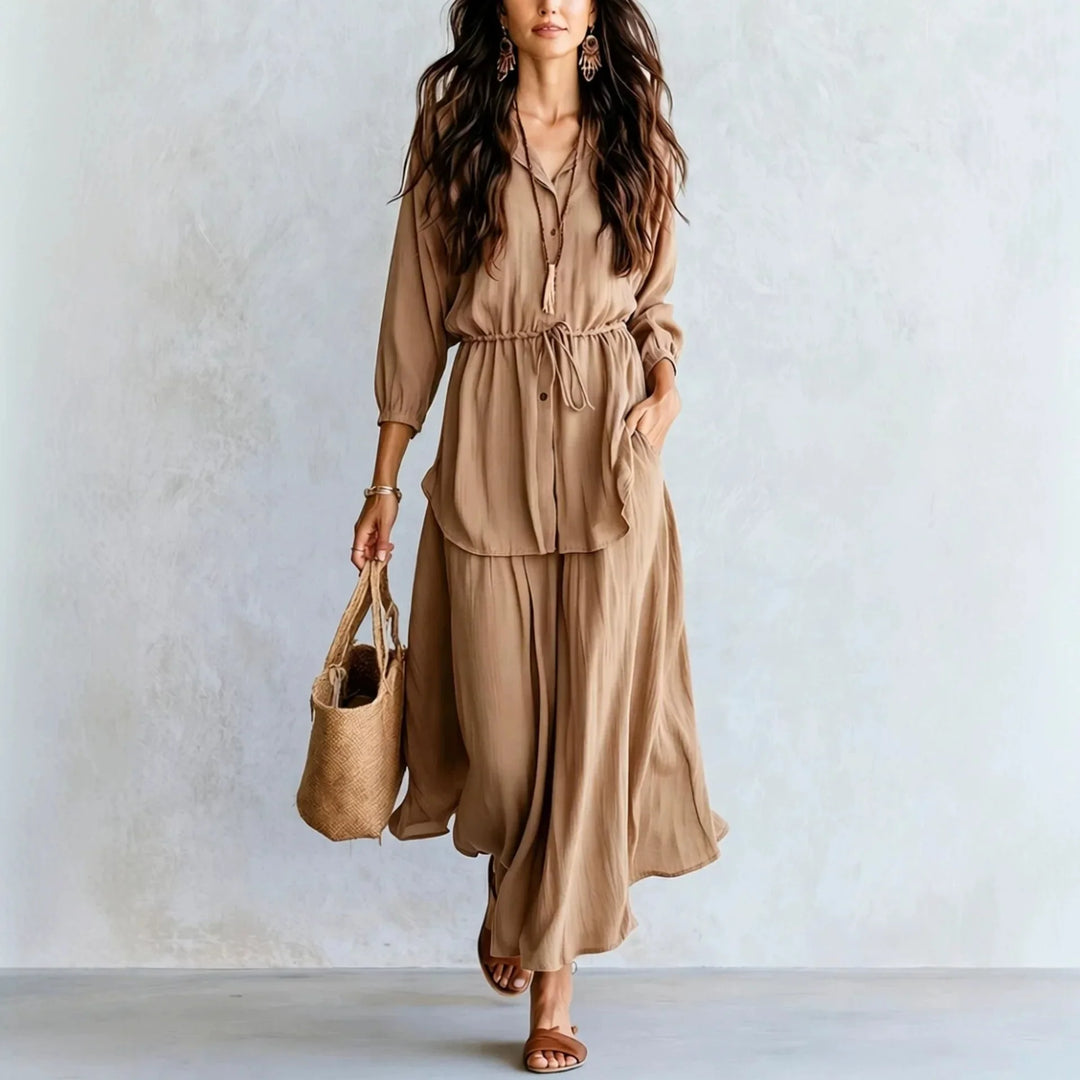 Rosaie Relaxed Comfort Skirt Set