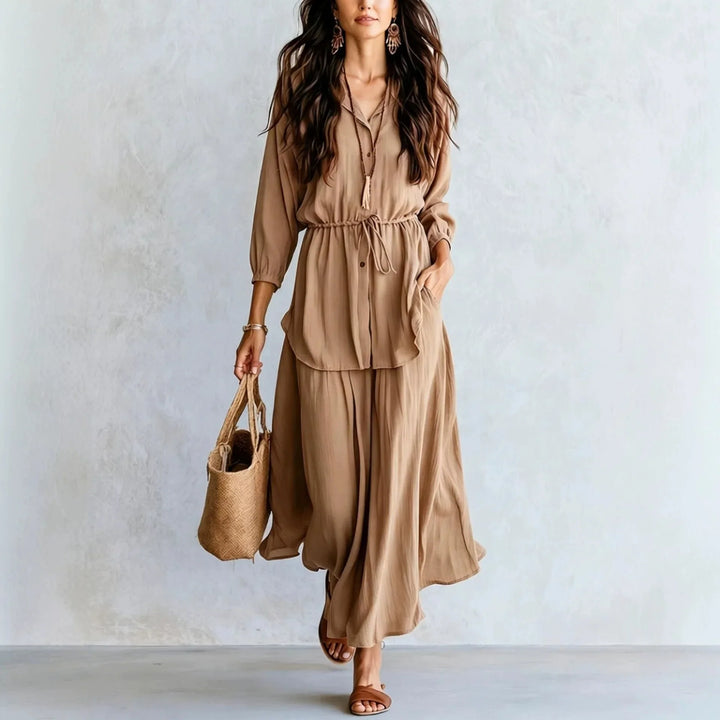 Rosaie Relaxed Comfort Skirt Set