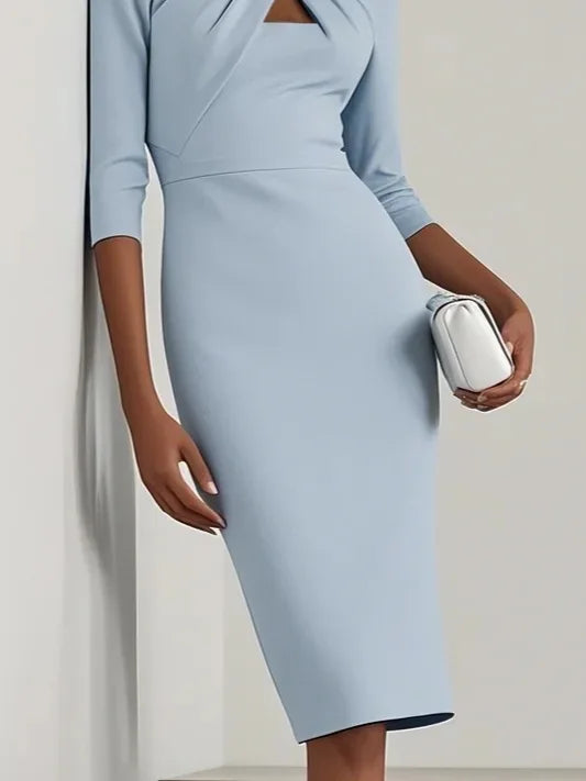 Alessia Wrap Waist Midi Dress