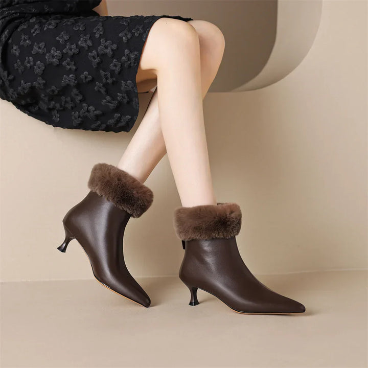 Claire Leather Ankle Boots