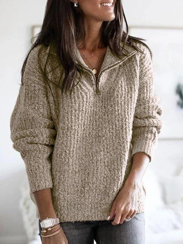 Solene Quarter Zip Sweater