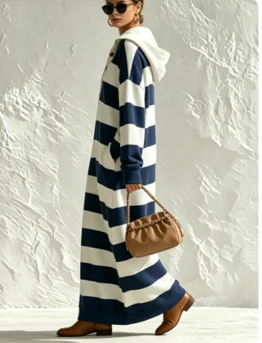 Wren Striped Polo Dress