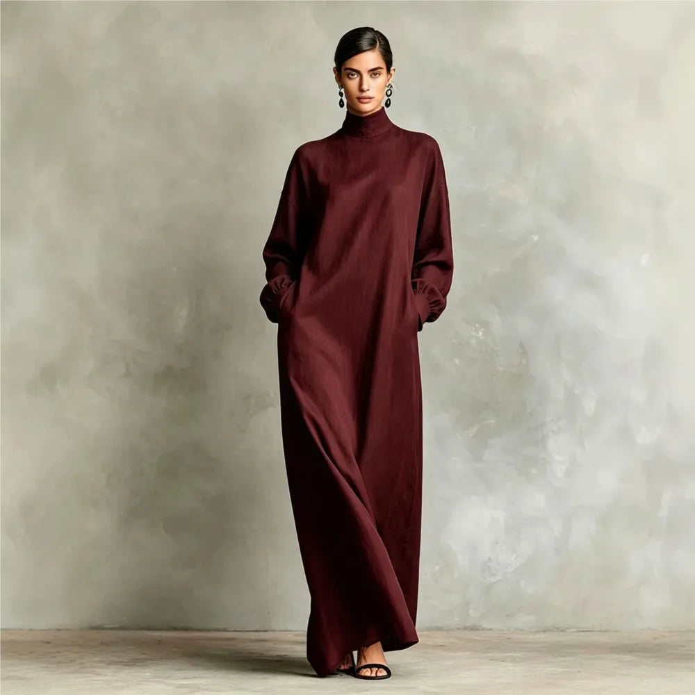 Elowyn Turtleneck Maxi Dress