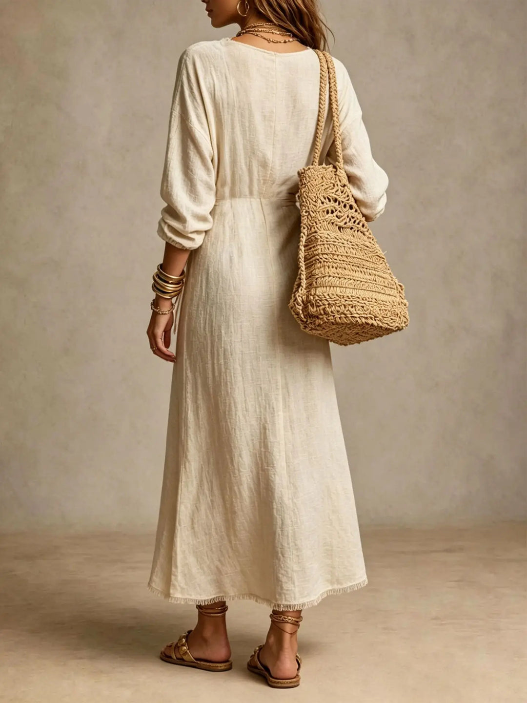 Myla Waist Tie Maxi Dress