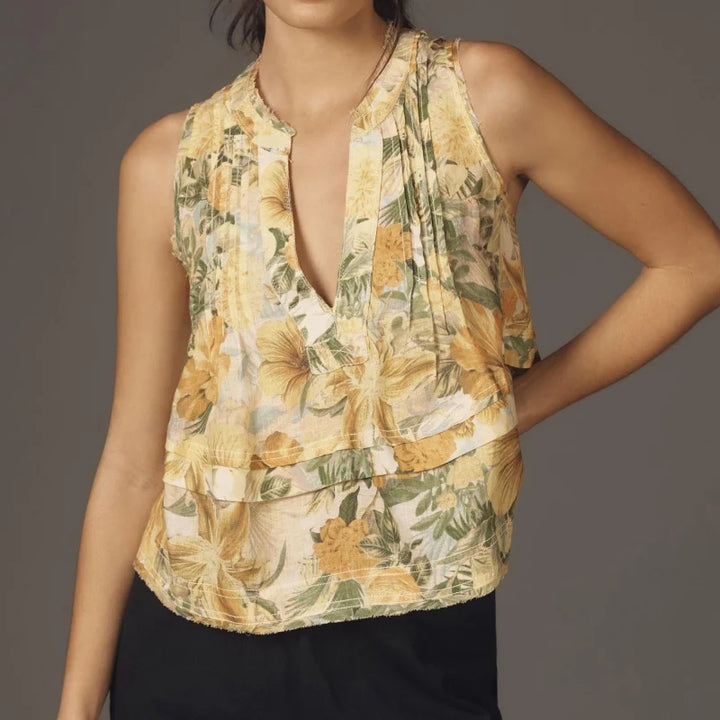 Opaline Layered V Neck Tank Top
