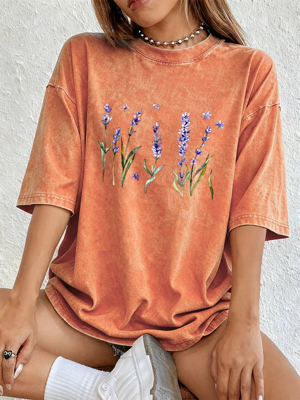 Keira Oversized Floral Tee