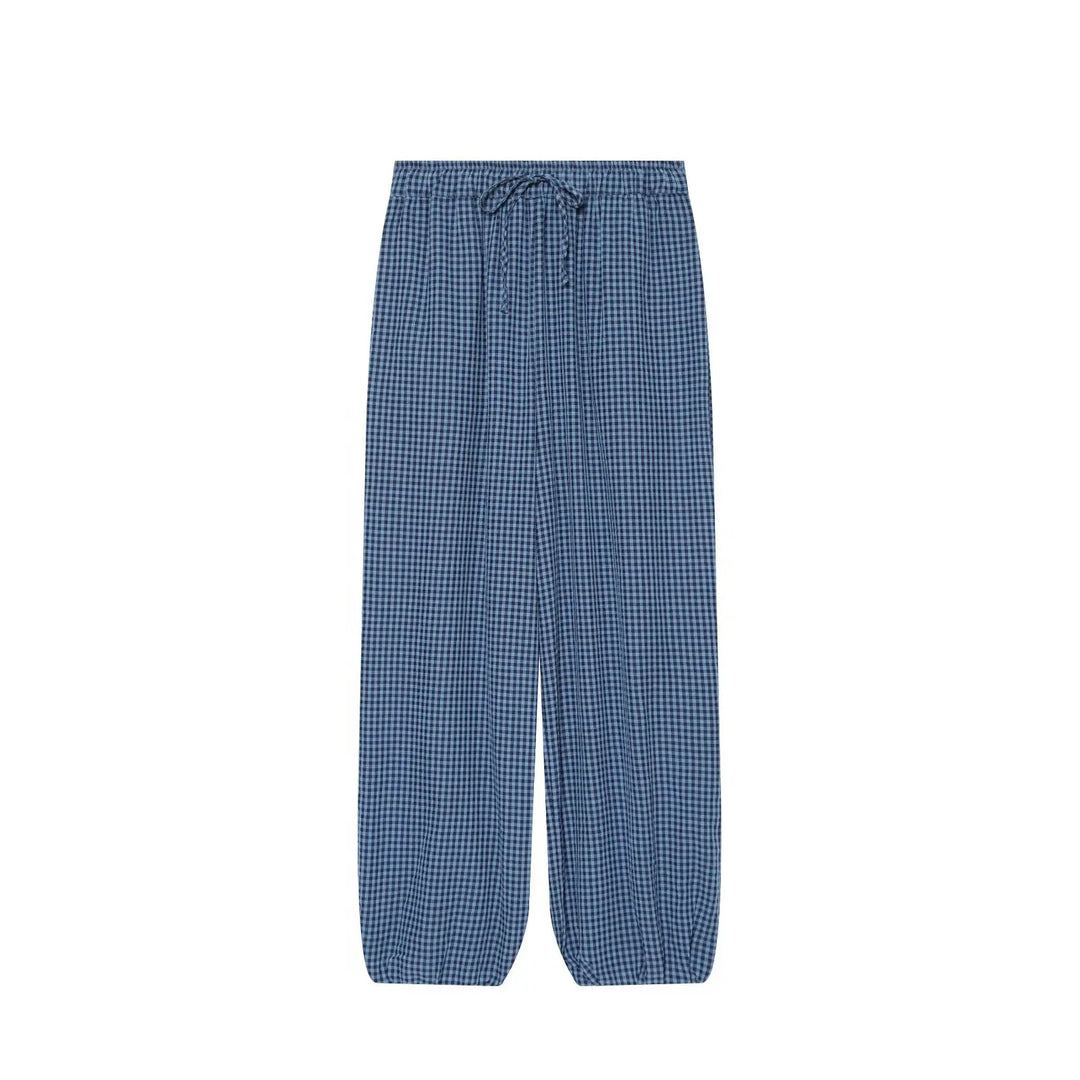 Grace Plaid Lantern Trousers