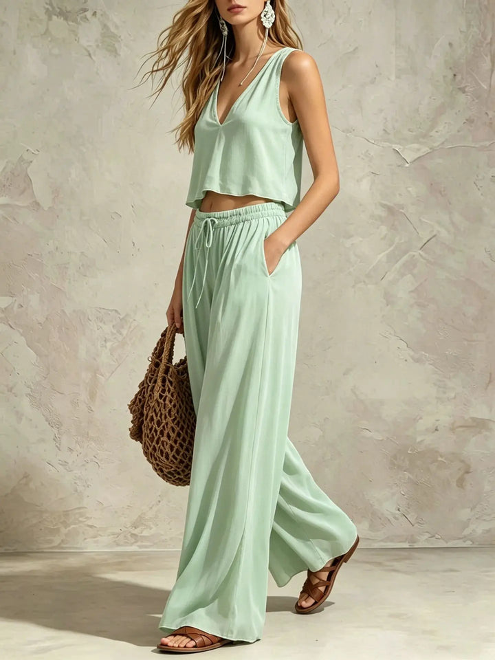 Lyra Casual Summer Trouser Set