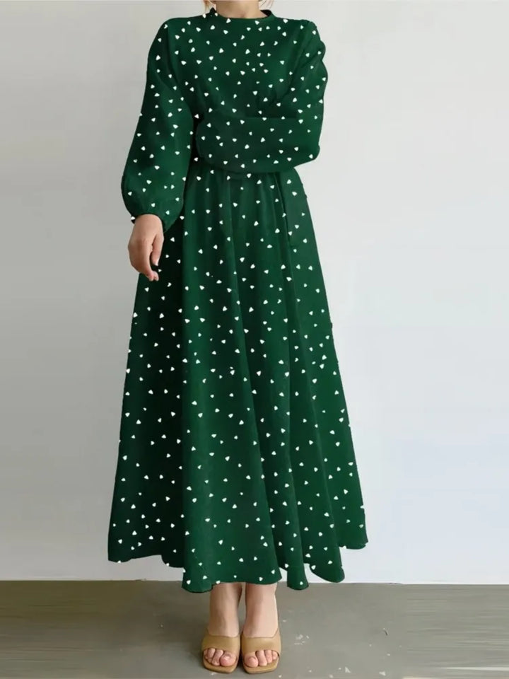 Mya  Polka Dot Maxi Dress