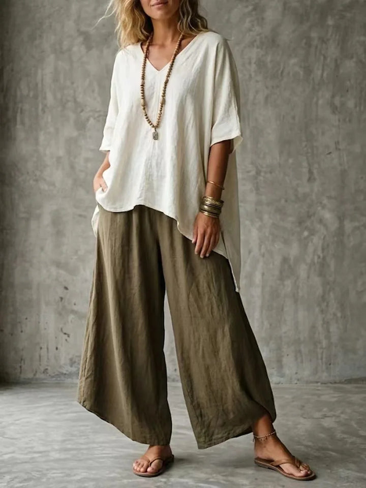 Anneliese Linen Blend Co-Ord Set