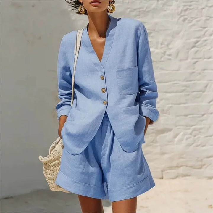 Alaysia Tailored Shorts Set