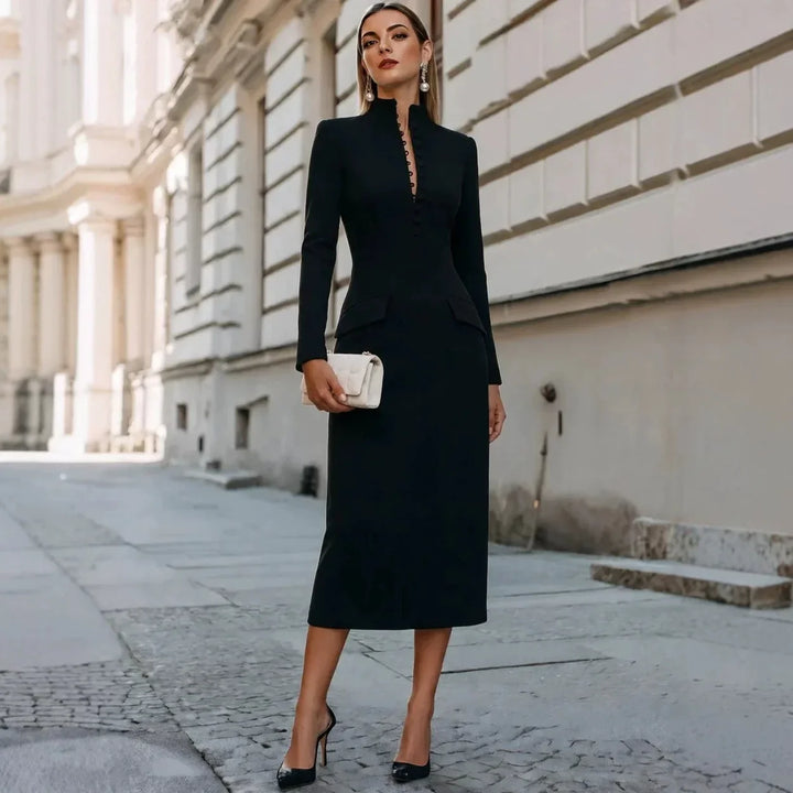 Margot Button Placket Dress
