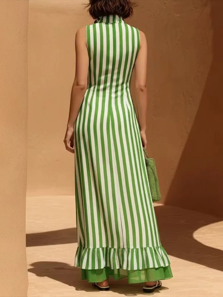 Georgia Striped Maxi Dress