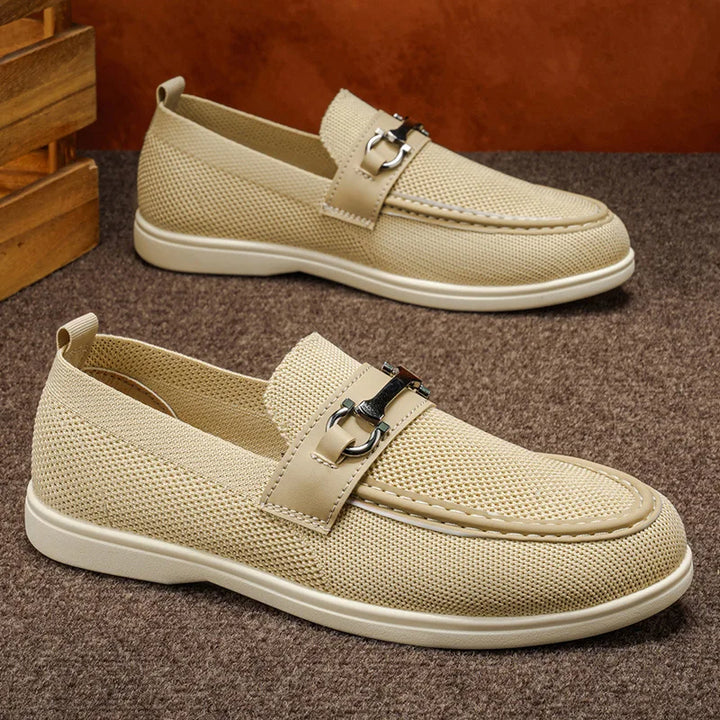 Luciano Breathable Knit Loafers