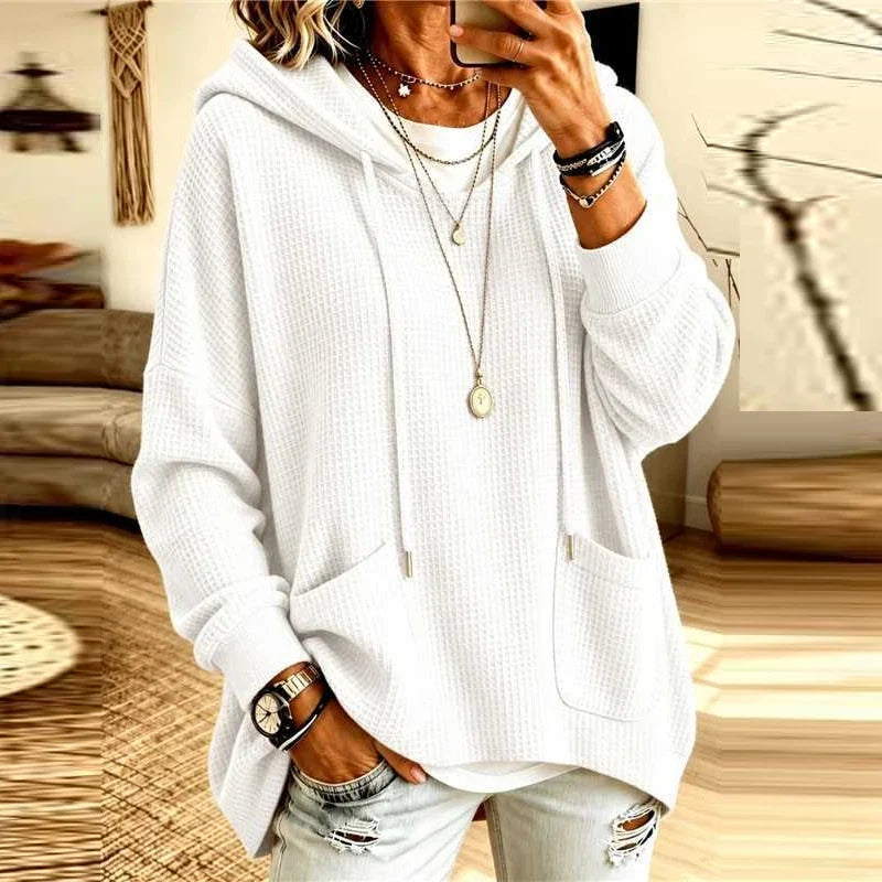 Sadona Waffle Pullover Hoodie