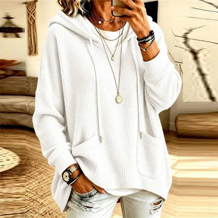 Sadona Waffle Pullover Hoodie