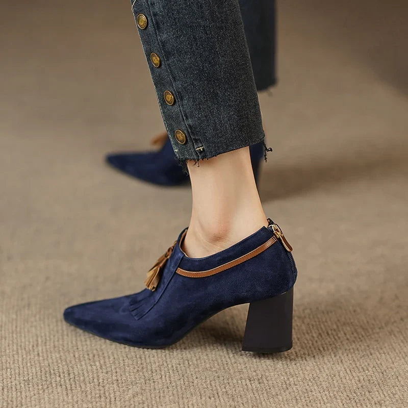 Amabel Fringe Tassel Pumps