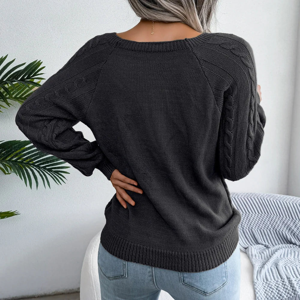 Talia Square Neck Sweater