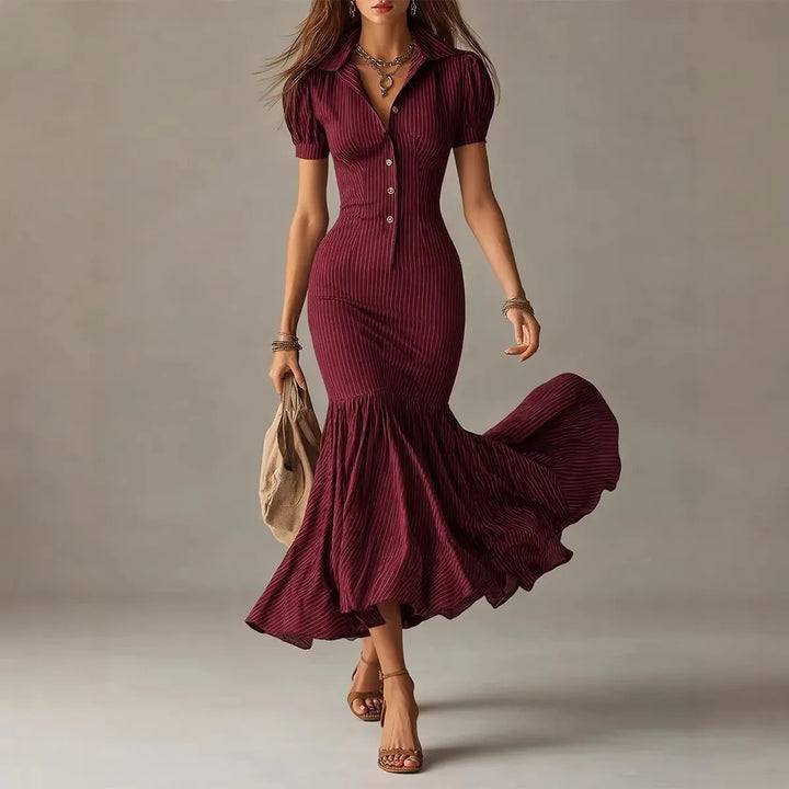 Renata Button Front Shirt Dress