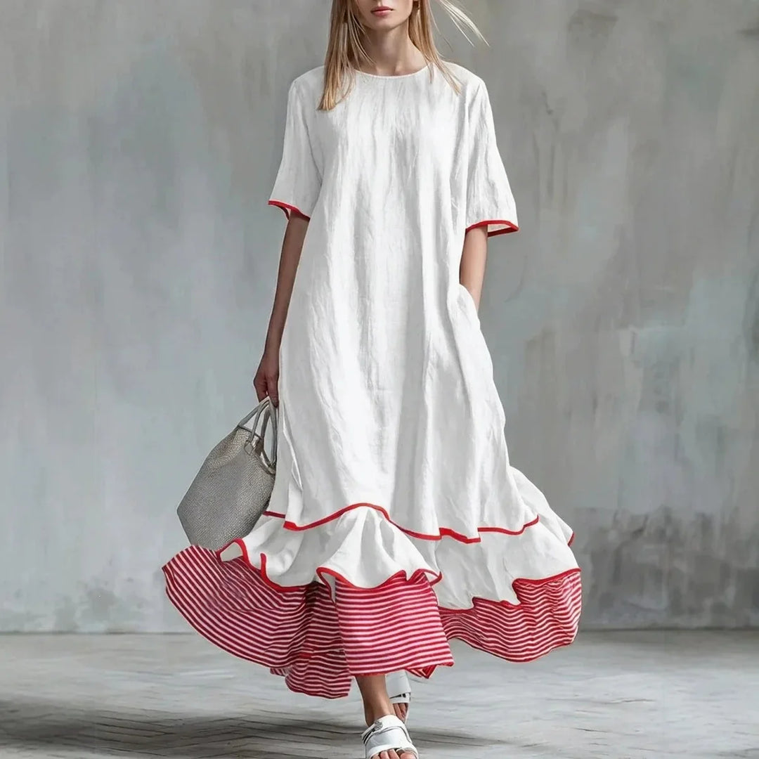 Lillian Elegant Ruffle Maxi Dress