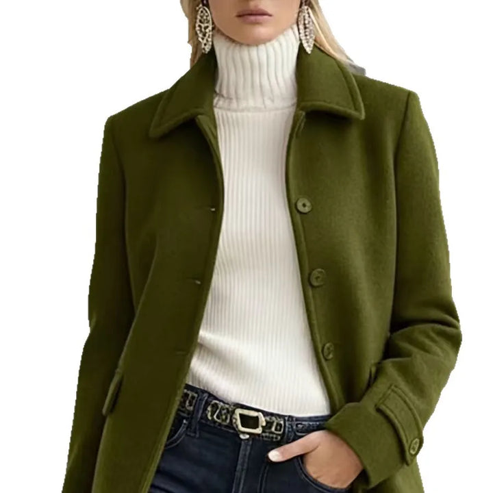 Winnifred Notched Lapel Coat