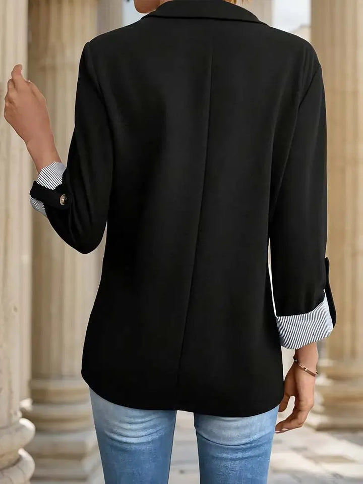 Brigitte Roll Tab Single Breasted Blazer