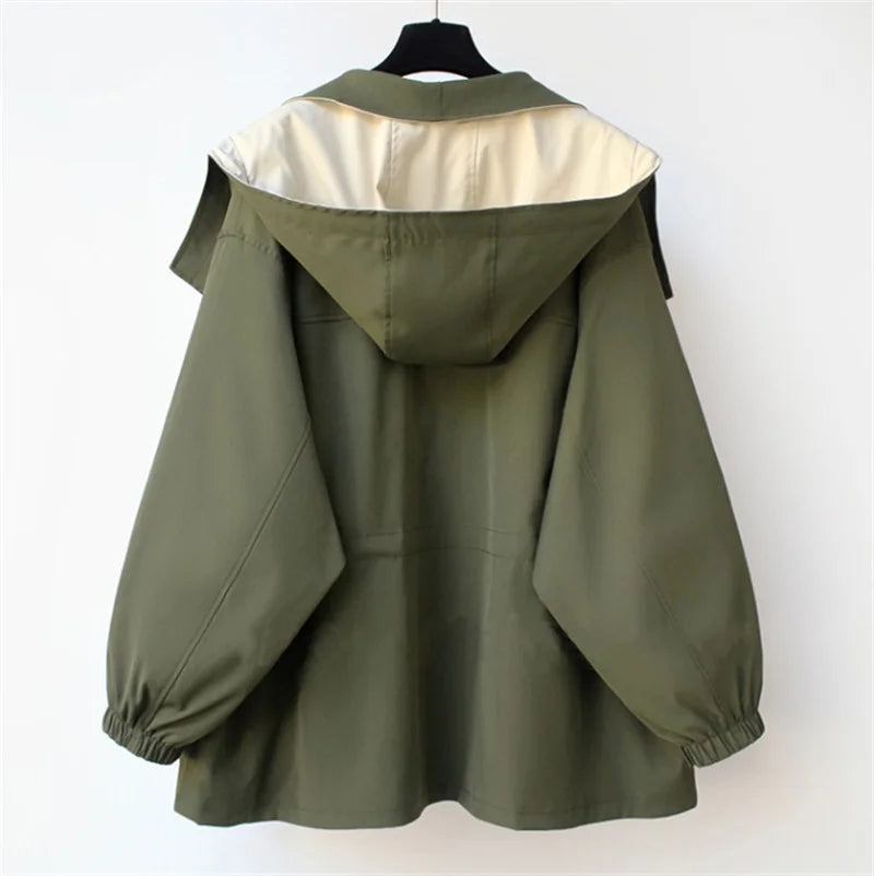 Calliope Contrast Collar Trench