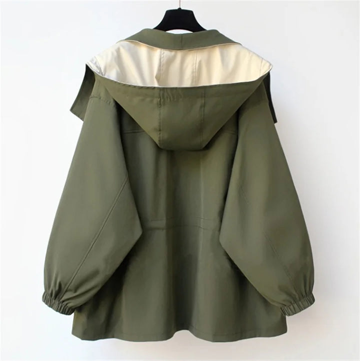 Calliope Contrast Collar Trench