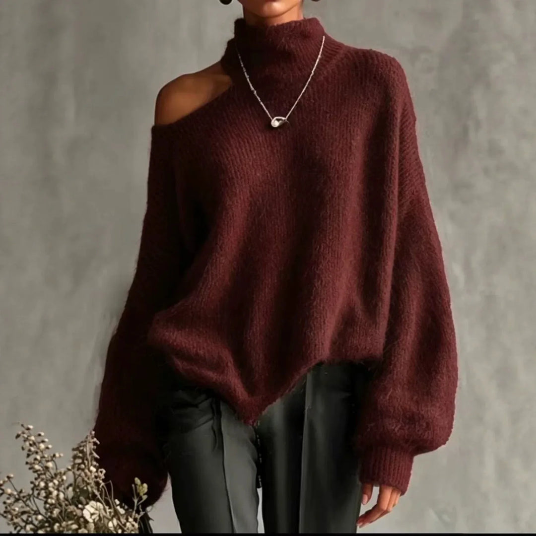 Ophelia Cutout Shoulder Sweater